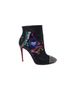 Christian Louboutin 39.5 
Love Is A Boot
 Paint 
Spike Cap Toe Boot