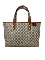 Gucci Monogram GG Supreme Coated Canvas Web Loop Tote