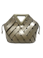 Bottega Veneta Basil 
Point
 Leather Woven Basket Tote