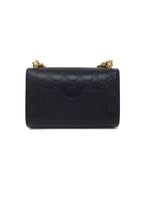 Gucci Black SM 
Padlock
 Guccissima Shoulder Bag