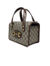 Gucci Monogram 
Horsebit 1955
 Top Handle Bag W/Strap