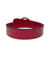 Mario Valentino Size S Cherry 
Giusy
 Circular Logo Buckle Leather Belt