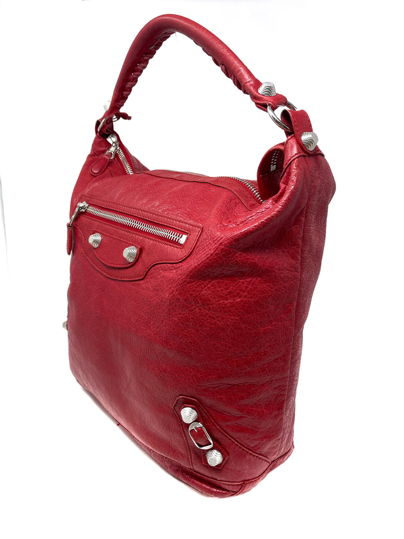 Balenciaga Red 
13 
Motorcross Giant 21 Day
 Hobo Handbag