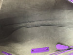 Bottega Veneta Vivid Violet Intrecciato Nappa LG Hobo Bag W/ Mirror