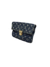 Louis Vuitton Blue 
07 Monogram Denim Pochette Plat Clutch