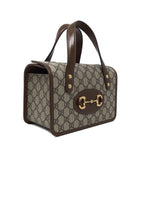 Gucci Monogram 
Horsebit 1955
 Top Handle Bag W/Strap