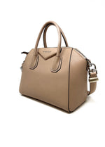 Givenchy Beige 
Antigona
 SM Grained Leather W/Detachable Strap