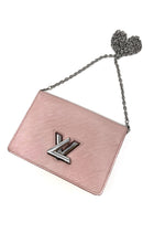 Louis Vuitton Pink/Silver WB! 
19 
Twist
 Epi Leather Belt Chain Pouch