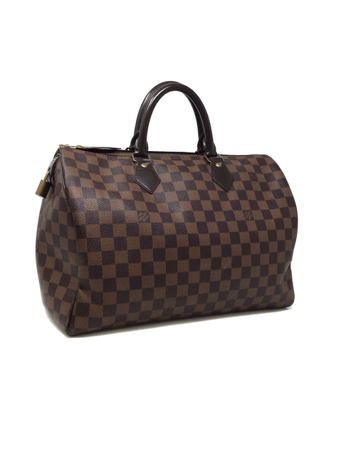 Louis Vuitton 
11 
Speedy
 35 Damier Ebene Bag (No Keys)