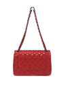 Chanel Coral/Silver NWB! 
16C LG Patent Quilted Double Flap Bag