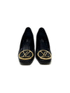 Louis Vuitton W Shoe Size 36 
17 Medallion Logo Block Heel Pumps