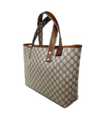 Gucci Monogram GG Supreme Coated Canvas Web Loop Tote