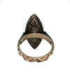 The Woods Vintage Rose Gold Diamond Ring Oblong shape