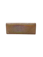 Gucci Multi WDB! Iridescent Flap Pebbled Leather Clutch