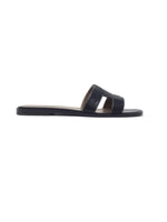 Hermes W Shoe Size 40.5 WB! 
Oran
 H Leather Sandal