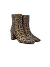 Aquatalia W Shoe Size 7 
Palomina
 Snake Print Chunky Heel Bootie