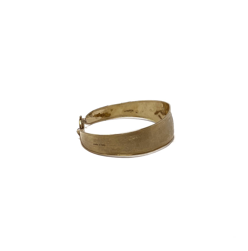 Marco Bicego Yellow Gold WDB! 
Lunaria
 Textured 18K Gold Bangle