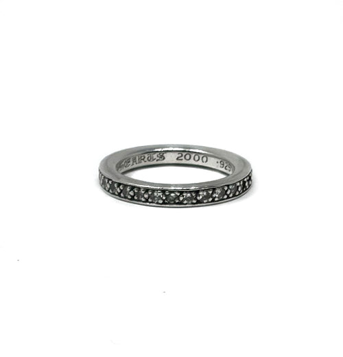 Chrome Hearts Silver Diamond Ring