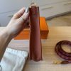 Hermes Taurillon Clemence Maxi Quadrille Evelyne TPM Cuivre