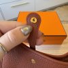 Hermes Taurillon Clemence Maxi Quadrille Evelyne TPM Cuivre