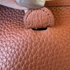 Hermes Taurillon Clemence Maxi Quadrille Evelyne TPM Cuivre