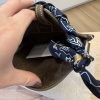 Hermes Taurillon Clemence Amazone Evelyne TPM Etoupe Bleu Indigo with Hermes Twilly