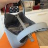 Hermes Taurillon Clemence Picotin Lock 18 PM Gris Pantin Gold Hardware