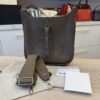 Hermes Taurillon Clemence Evelyne III PM Etoupe