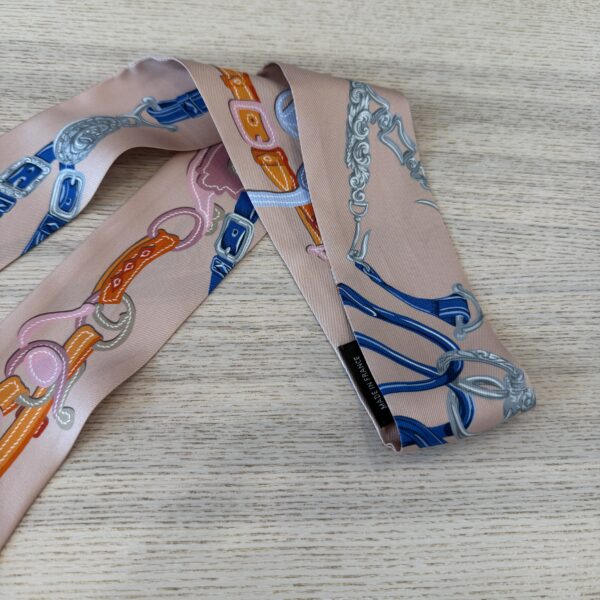 Hermes Multicolor Silk Twilly