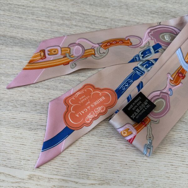 Hermes Multicolor Silk Twilly