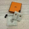 Hermes Gold Lacquered Mini Pop H Earrings