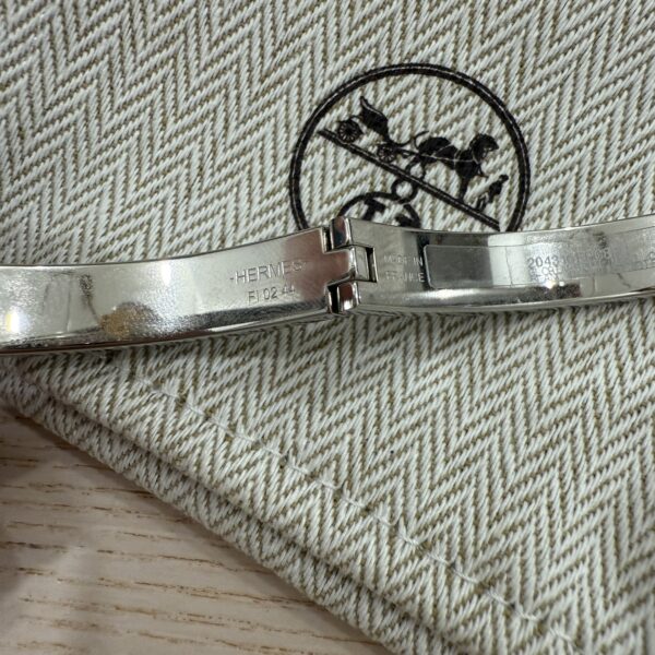 Hermes Mini Clic Chaine dAncre bracelet Size PM Black Solace