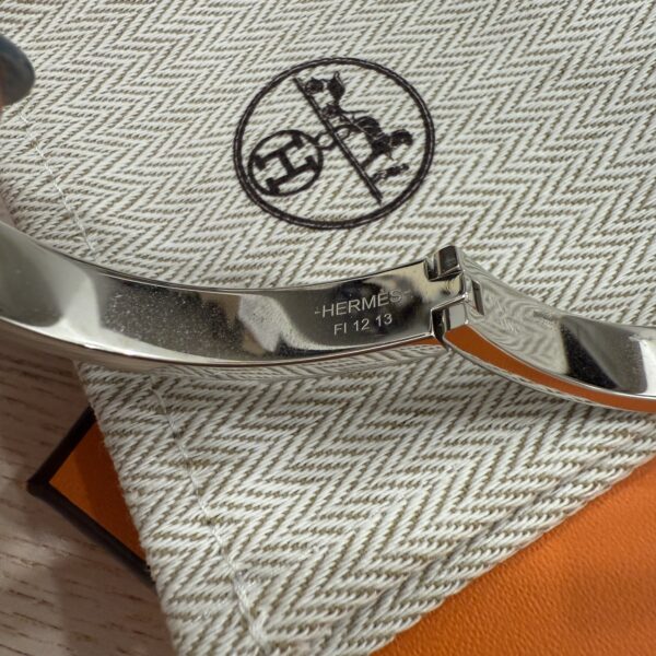 Hermes Mini Clic Chaine dAncre bracelet Size PM Marron Glacé