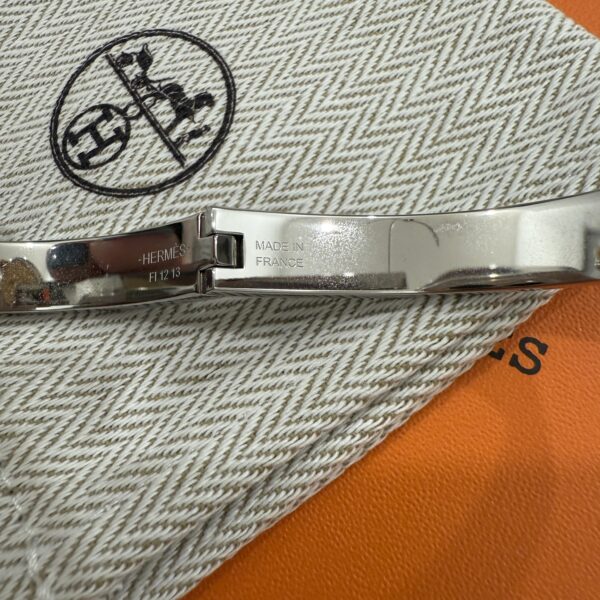 Hermes Mini Clic Chaine dAncre bracelet Size PM Marron Glacé