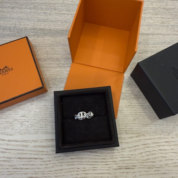 Hermes Chaine dancre Enchainee ring, Small Model Size 51