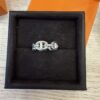 Hermes Chaine dancre Enchainee ring, Small Model Size 51