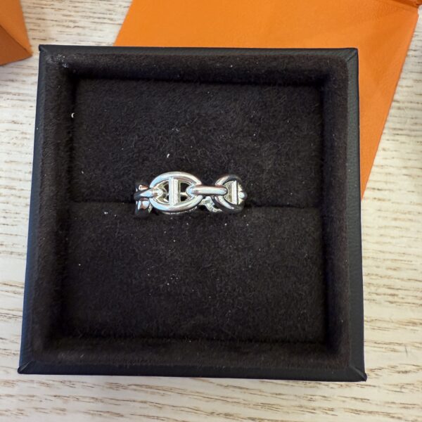 Hermes Chaine dancre Enchainee ring, Small Model Size 51