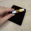 Hermes Enamel Narrow Clic Clac H Bracelet PM White