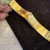Hermes Enamel Narrow Clic Clac H Bracelet PM White