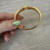Hermes Enamel Narrow Clic Clac H Bracelet PM Bleu