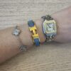 Hermes Enamel Narrow Clic Clac H Bracelet PM Bleu