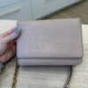 Burberry Embossed Logo Crossbody Wallet on Chain