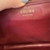 Celine Red/Black Python Medium Classic Box Shoulder Bag