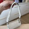 Gucci GG Calfskin Diagonal Stitched Mini Blondie Barrel Shoulder Bag