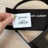 Saint Laurent (YSL) Le 5 A 7 Hobo Shoulder Bag Black Smooth Leather and Black Hardware