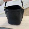 TOM FORD Audrey Mini Leather Bucket Bag Black