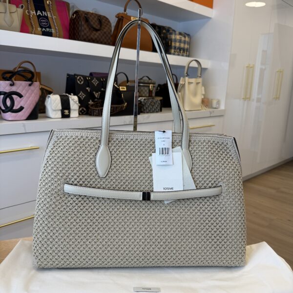 Toteme Vanilla Crochet Tote Bag