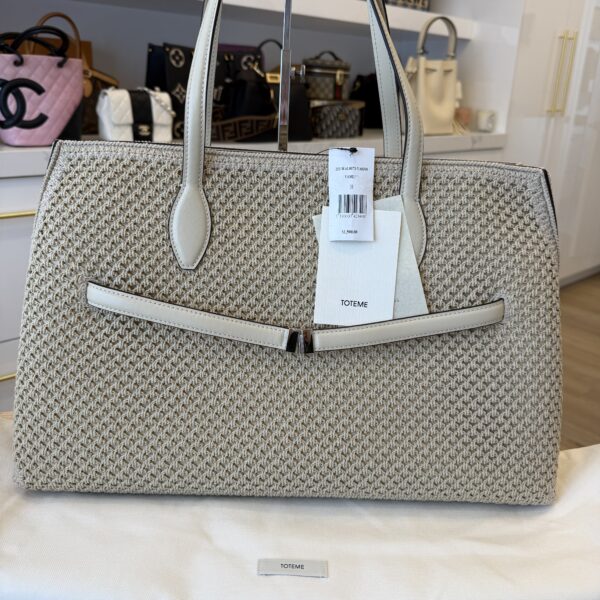 Toteme Vanilla Crochet Tote Bag