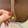 Hermes Taurillon Clemence Evelyne TPM Gold