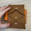 Hermes Epsom Calvi Card Gold